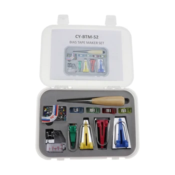 New Sewing Machine Tools Sets DIY Patchwork Quilting Tool Binding Sew Hemming Device Multifunction Sewing Bias Tape Maker Set
New Sewing Machine Tools Sets DIY Patchwork Quilting Tool Binding Sew Hemming Device Multifunction Sewing Bias Tape Maker Set