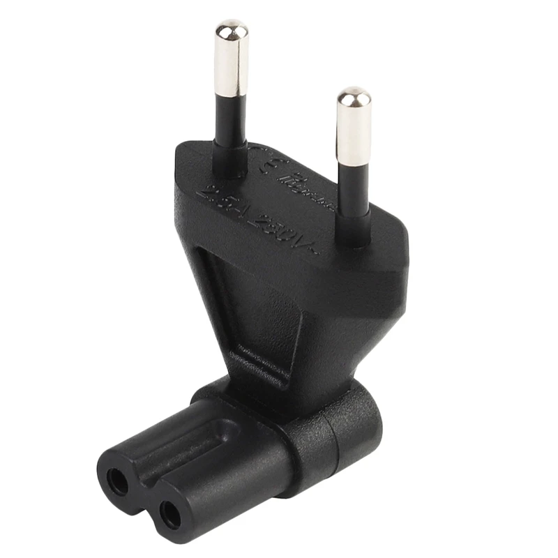 RISE-2-Pin Eu Male To Iec 320 C7 Female Ac Adapter 2.5A Fuse Industrial Heavy Power Converter | Электроника