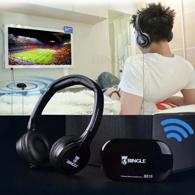 Bingle B616 Wireless FM Radio Headset Multifunction Stereo Microphone FM With Mic PC Phone Earphone wireless headphones for TV
Bingle B616 Wireless FM Radio Headset Multifunction Stereo Microphone FM With Mic PC Phone Earphone wireless headphones for TV