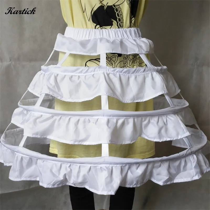 Newest Petticoats Short Ruffle 3 Hoops Underskirt Crinoline for Wedding Bride Formal Dress White/Black/Red Wedding Accessories
Newest Petticoats Short Ruffle 3 Hoops Underskirt Crinoline for Wedding Bride Formal Dress White/Black/Red Wedding Accessories