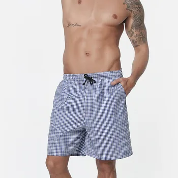 Men's Fashion Simple Plaid Pajamas Shorts Home Pants Cotton Elastic Waist Pants Straight Cotton Comfortable Short Home Pants
Men's Fashion Simple Plaid Pajamas Shorts Home Pants Cotton Elastic Waist Pants Straight Cotton Comfortable Short Home Pants