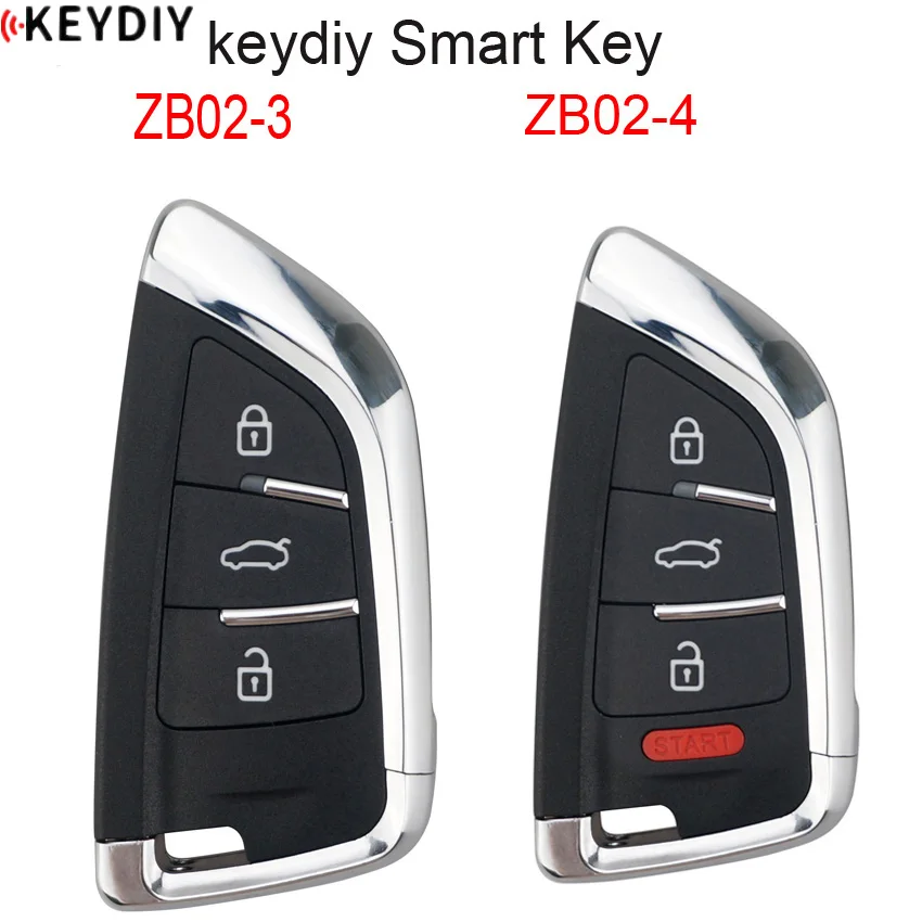 KEYDIY Universal Smart Key ZB02-3/ZB02-4 for KD-X2 KD900 Mini KD Car Key Remote Replacement Fit More than 2000 Models
KEYDIY Universal Smart Key ZB02-3/ZB02-4 for KD-X2 KD900 Mini KD Car Key Remote Replacement Fit More than 2000 Models