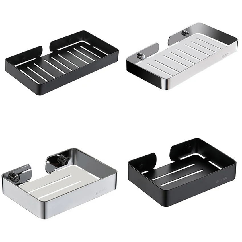 1 set Stainless Steel Wall Mounted Soap Holder Bathroom Storage Container Square Shower Soap Dish Lengthen Holder for Home
1 set Stainless Steel Wall Mounted Soap Holder Bathroom Storage Container Square Shower Soap Dish Lengthen Holder for Home