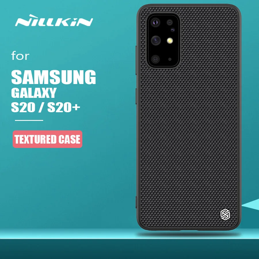 Фото Чехол-накладка Nillkin для Samsung Galaxy S20 Plus нейлоновый тонкий с мягкими краями |