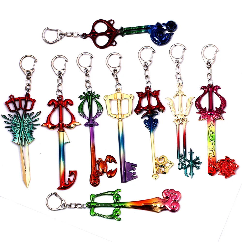 Kingdom Hearts Sora Key Style Keyblade Weapon Gold Metal Handmade Costume Pendants Keychain Keyring
Kingdom Hearts Sora Key Style Keyblade Weapon Gold Metal Handmade Costume Pendants Keychain Keyring