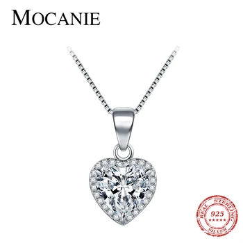 Mocanie Authentic 925 Sterling Silver Dazzling CZ Love Hearts Pendant Neklace for Women Box Chain Fine Jewelry Girlfriend Gift
Mocanie Authentic 925 Sterling Silver Dazzling CZ Love Hearts Pendant Neklace for Women Box Chain Fine Jewelry Girlfriend Gift