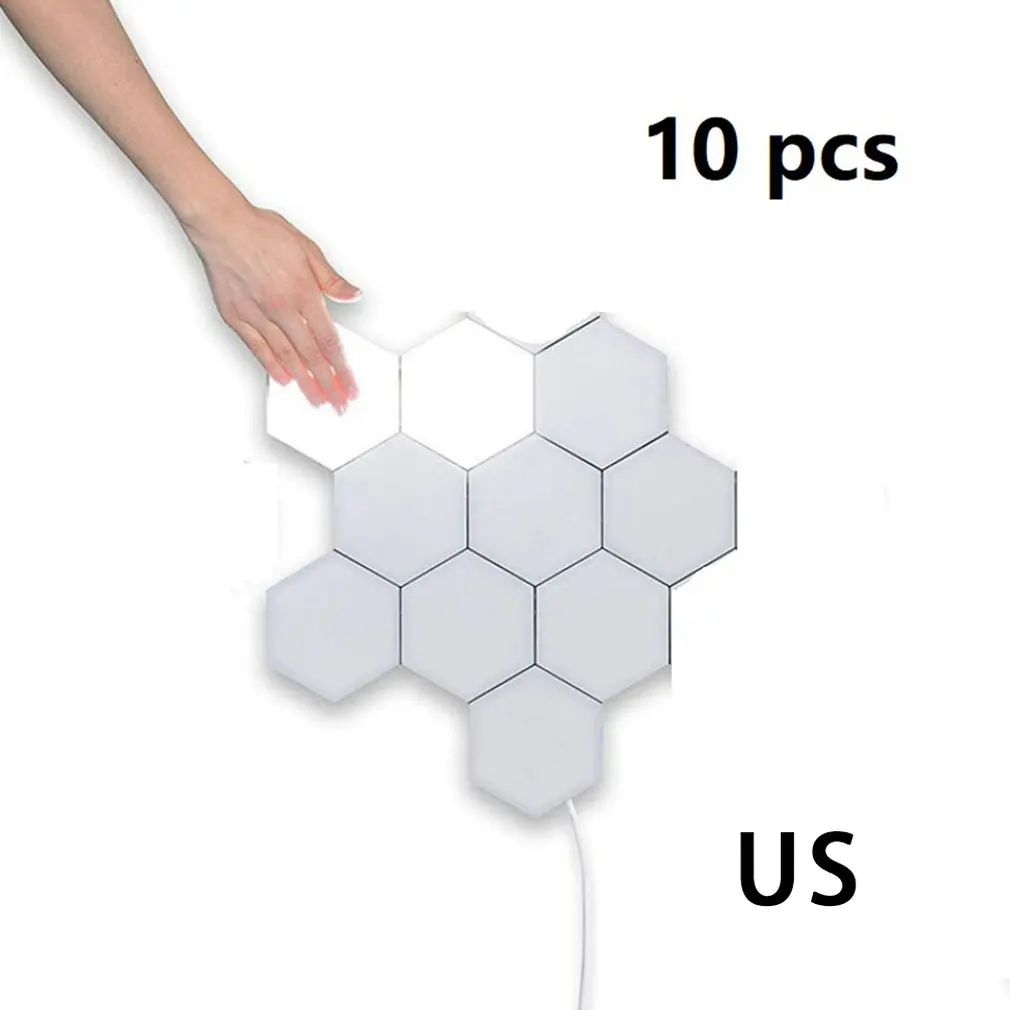 Quantum Light Touch Sensor Night Light Led Hexagon Light Magnetic Modular Touch Wall Lamp Creative Home Decor Color Night Lamp
Quantum Light Touch Sensor Night Light Led Hexagon Light Magnetic Modular Touch Wall Lamp Creative Home Decor Color Night Lamp