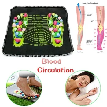 Reflexology Stone Foot Acupressure Massage Mat Pain Relief Feet Walk Massager Walk Stone Foot Massage Mat Pads Spa Massager 1021
Reflexology Stone Foot Acupressure Massage Mat Pain Relief Feet Walk Massager Walk Stone Foot Massage Mat Pads Spa Massager 1021