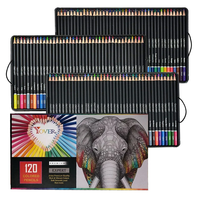 120 Colors High Quality Wood Oil Colored Pencils Professional Set Artist Painting For Drawing Sketch School Art Supplies
120 Colors High Quality Wood Oil Colored Pencils Professional Set Artist Painting For Drawing Sketch School Art Supplies
