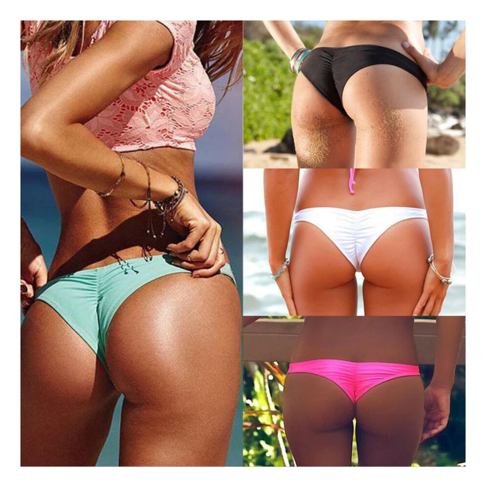 Belleziva Women Bikini Brazilian Cheeky Bottom Thong Swimming Panties Sexy Swimwear T solid color plus size 6XL 
Belleziva Women Bikini Brazilian Cheeky Bottom Thong Swimming Panties Sexy Swimwear T solid color plus size 6XL