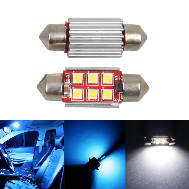 2pcs T10 24V LED Car Dome Interior Door Reading Light Canbus Festoon 31mm 36mm 39mm 41mm 3030 C3W C5W C10W Auto Trunk Lamp Bulb
2pcs T10 24V LED Car Dome Interior Door Reading Light Canbus Festoon 31mm 36mm 39mm 41mm 3030 C3W C5W C10W Auto Trunk Lamp Bulb