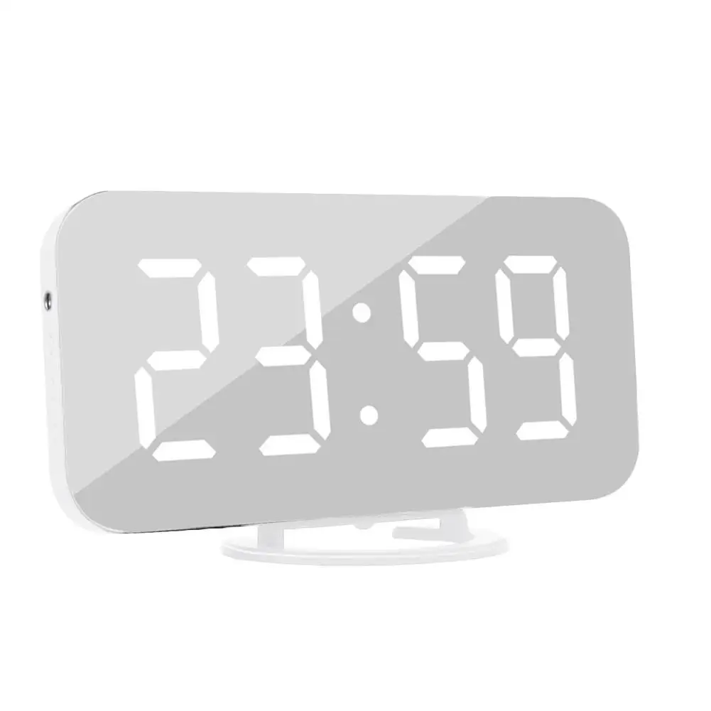 1PC Digital LED Alarm Clock Mirror Clock Snooze Display Desk Led 2 For iphone Androd USB Port Charge Table Time Phone Night A6W0
1PC Digital LED Alarm Clock Mirror Clock Snooze Display Desk Led 2 For iphone Androd USB Port Charge Table Time Phone Night A6W0