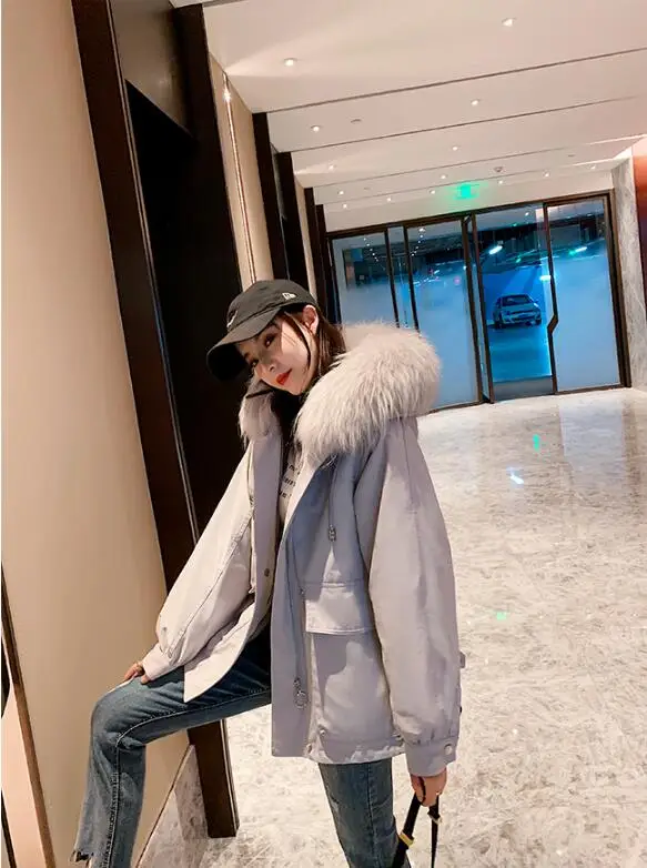 Discount Natural rex rabbit fur lining parka real fur coat winter jacket women natural raccoon fur collar warm thick parkas tsr678 30 Discount Natural rex rabbit fur lining parka real fur coat winter jacket women natural raccoon fur collar warm thick parkas tsr678 30