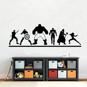 The Avengers Assembly Superhero Iron Man Hulk Cartoon Wall Sticker Vinyl Home Decor Kids Room Boys Bedroom Nursery Decals 4372
The Avengers Assembly Superhero Iron Man Hulk Cartoon Wall Sticker Vinyl Home Decor Kids Room Boys Bedroom Nursery Decals 4372