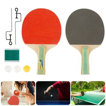 Table Tennis Racket Set with Table Tennis Net for Any Table Tennis Racket Set Ping Pong Paddle Bat with Good Control
Table Tennis Racket Set with Table Tennis Net for Any Table Tennis Racket Set Ping Pong Paddle Bat with Good Control