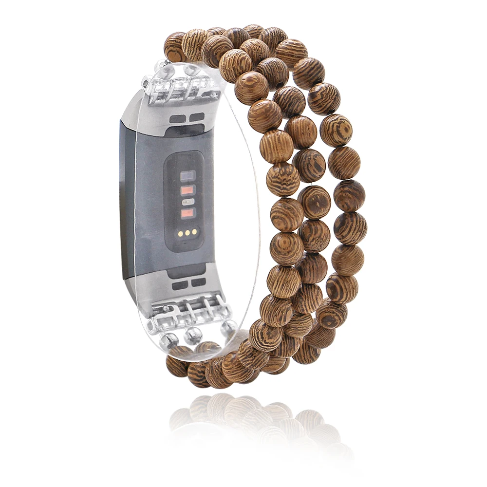 Vintage Wooden Bead Watchband For Fitbit Charge 3/4 Elastic Light Handmade Smart Watch Strap For Unisex Watch Bracelet Wristband
Vintage Wooden Bead Watchband For Fitbit Charge 3/4 Elastic Light Handmade Smart Watch Strap For Unisex Watch Bracelet Wristband