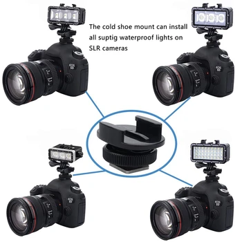 Mount Light Adapter Cold Shoe Mount Adapter for SLR Camera Gopro Camera Light and Other Action Cameras 2 PACK
Mount Light Adapter Cold Shoe Mount Adapter for SLR Camera Gopro Camera Light and Other Action Cameras 2 PACK