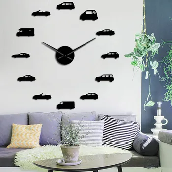 Hot selling 3D acrylic car design DIY large wall clock mirror sticker home bedroom living room wall decoration
Hot selling 3D acrylic car design DIY large wall clock mirror sticker home bedroom living room wall decoration