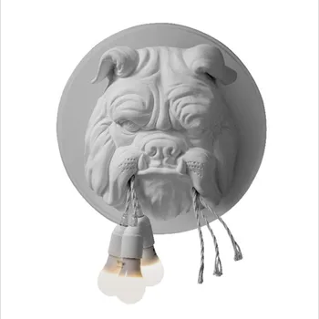 Black/White Dog Bulldog Wall Lamp for Foyer Aisle Bed Room Dining Room Resin Animal Creative Wall Light 1964
Black/White Dog Bulldog Wall Lamp for Foyer Aisle Bed Room Dining Room Resin Animal Creative Wall Light 1964