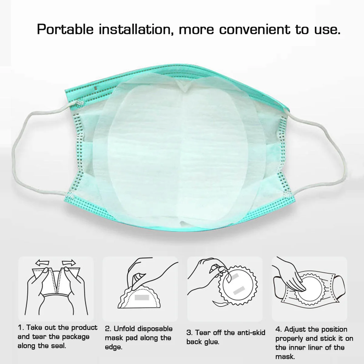 50PCS Child/Adult PM2.5 N95 Activated Carbon Filter Disposable Face Mask Breathing Insert Protective Mouth Mask Filter Disposabl
50PCS Child/Adult PM2.5 N95 Activated Carbon Filter Disposable Face Mask Breathing Insert Protective Mouth Mask Filter Disposabl