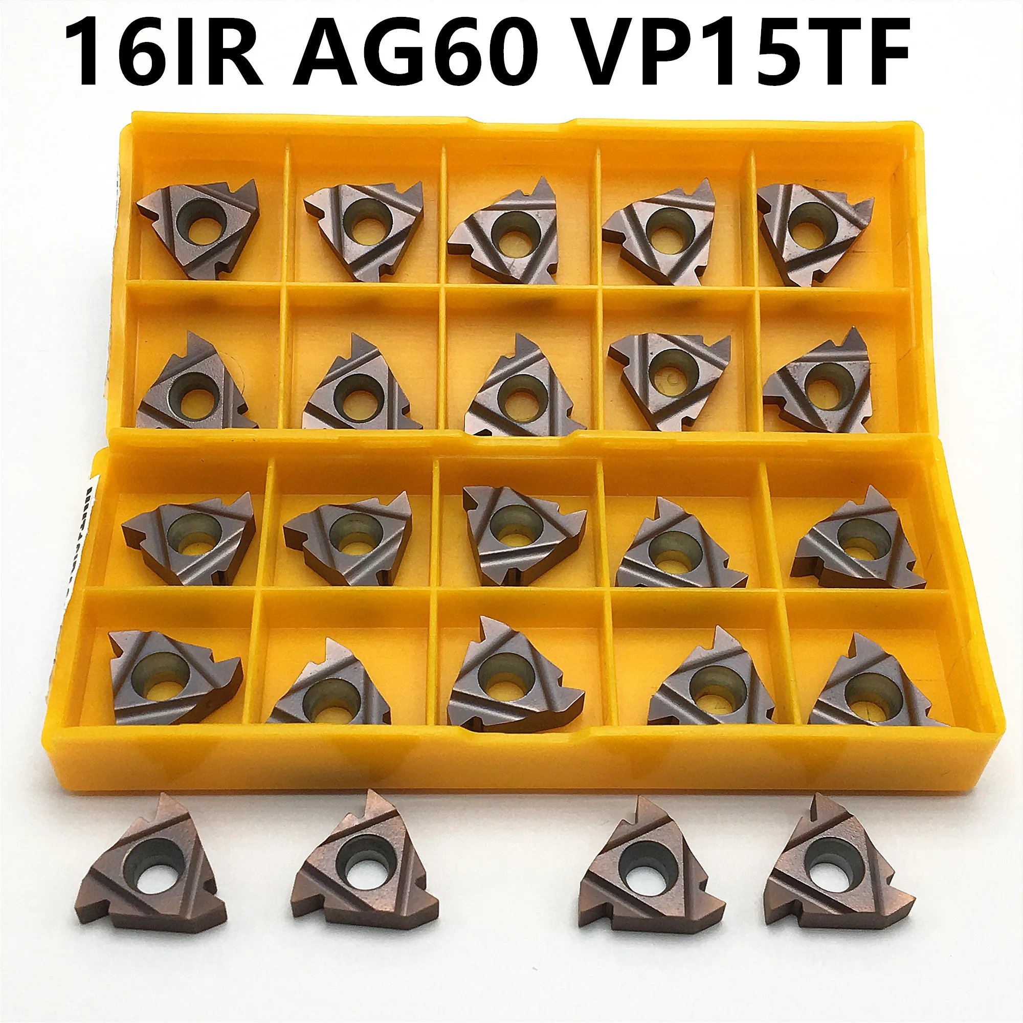 Carbide insert 16IR AG60 VP15TF external thread cutting tool CNC lathe tool 16IR AG60 reverse angle indexable thread cutter
Carbide insert 16IR AG60 VP15TF external thread cutting tool CNC lathe tool 16IR AG60 reverse angle indexable thread cutter