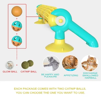 Catnip Sucker Rotated Trackball Puzzle Ball Toy Cat Catnip Ball Pet Kitten Molar M68E
Catnip Sucker Rotated Trackball Puzzle Ball Toy Cat Catnip Ball Pet Kitten Molar M68E