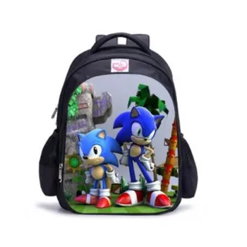Children 16 Inch Backpack Classic Game Sonic The Hedgehog Printing Little Children Boys Schoolbag Kids Cartoon Mochila 
Children 16 Inch Backpack Classic Game Sonic The Hedgehog Printing Little Children Boys Schoolbag Kids Cartoon Mochila