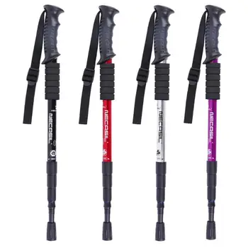 4 Sections Trekking Pole 4 Sections T Shape Telescopic Hiking Walking Cane Stick Crutch for Outdoor Hiking Tools
4 Sections Trekking Pole 4 Sections T Shape Telescopic Hiking Walking Cane Stick Crutch for Outdoor Hiking Tools