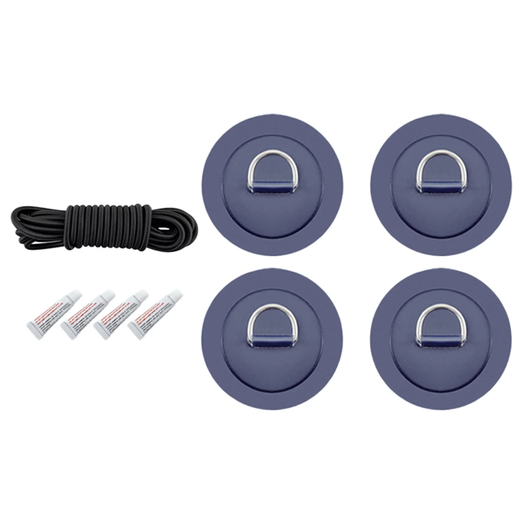 4PCS Stainless Steel D-Ring Pad Patch PVC Round ring Pad for Inflatable Boat Raft Dinghy Surfboard 6 Colors Optional 4PCS Stainless Steel D-Ring Pad Patch PVC Round ring Pad for Inflatable Boat Raft Dinghy Surfboard 6 Colors Optional