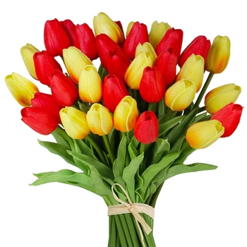 24 Pcs Artificial Tulip Flowers Faux Tulip Stems Real Press PU Tulips for Spring Wreath Wedding Bouquets Table
24 Pcs Artificial Tulip Flowers Faux Tulip Stems Real Press PU Tulips for Spring Wreath Wedding Bouquets Table
