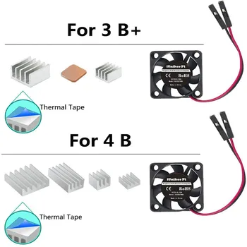 iUniker Raspberry Pi Heatsink Size Cooling Fan Kit with 8810 Thermal Conductive Adhesive Tape for Pi 4 Model B Pi 4B Pi 3B+ Pi 3
iUniker Raspberry Pi Heatsink Size Cooling Fan Kit with 8810 Thermal Conductive Adhesive Tape for Pi 4 Model B Pi 4B Pi 3B+ Pi 3