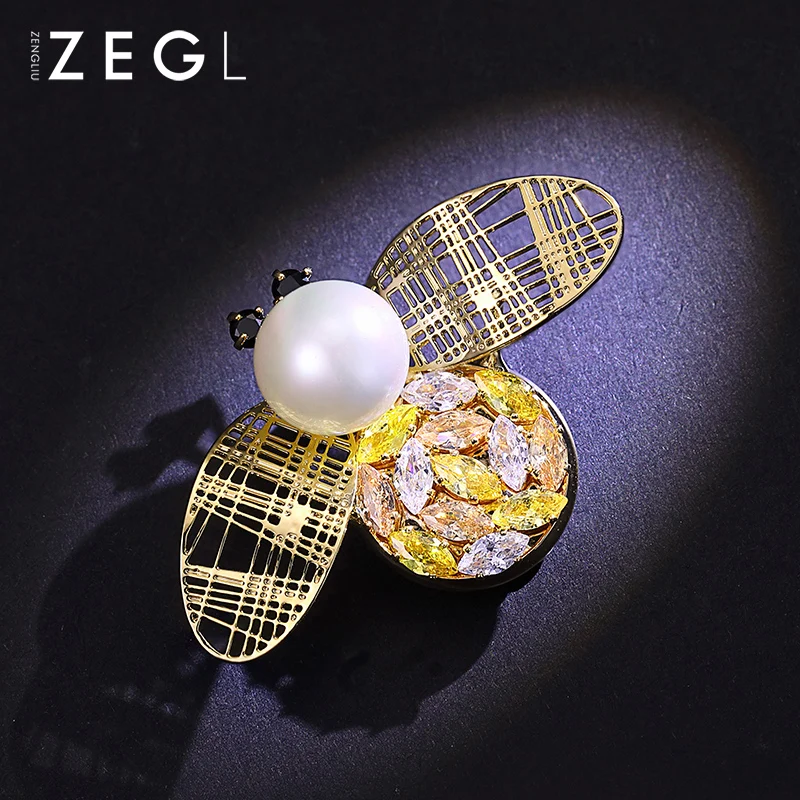 ZEGL bee brooch female cute jewelry lapel pin badge simple wild clothes scarf brooch cardigan buckle jewelry 
ZEGL bee brooch female cute jewelry lapel pin badge simple wild clothes scarf brooch cardigan buckle jewelry