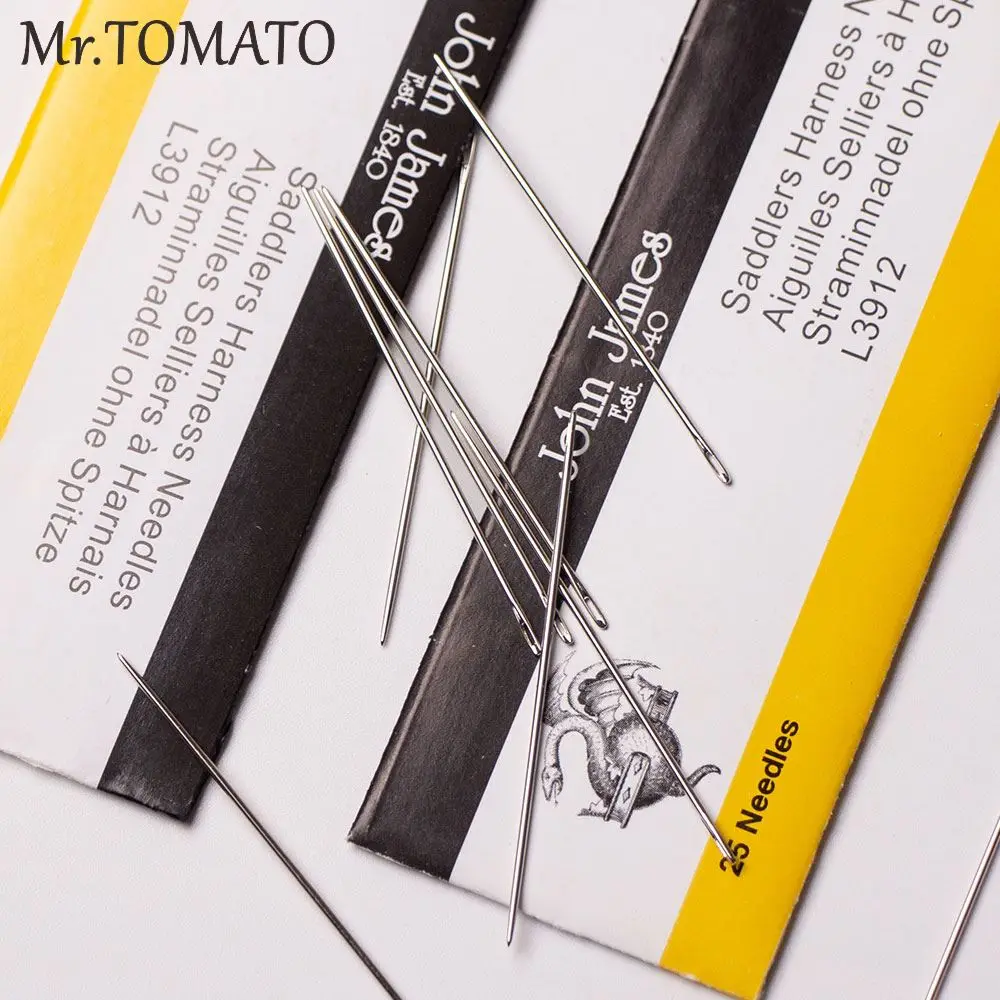 Junetree John James Saddlers Harness Needle Round point JJ needle work good quality Assorted Hand Sewing Needle leatherCraft
Junetree John James Saddlers Harness Needle Round point JJ needle work good quality Assorted Hand Sewing Needle leatherCraft