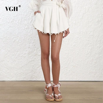 VGH Patchwork Tassel Women Shorts High Waist Pockets Casual Large Size Short Flare Pants For Female Summer 2020 Fashion Tide
VGH Patchwork Tassel Women Shorts High Waist Pockets Casual Large Size Short Flare Pants For Female Summer 2020 Fashion Tide