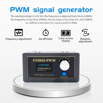 PWM Signal Generator 1-Channel 1Hz-150KHz PWM Pulse Frequency Duty Cycle Adjustable Module LCD Display
PWM Signal Generator 1-Channel 1Hz-150KHz PWM Pulse Frequency Duty Cycle Adjustable Module LCD Display