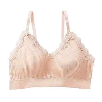 Women Padded Student Comfortable Thin Soft Sexy Elastic Push Up Bra Wire Free Seamless Shockproof Lace Sports Underwear Fashion
Women Padded Student Comfortable Thin Soft Sexy Elastic Push Up Bra Wire Free Seamless Shockproof Lace Sports Underwear Fashion