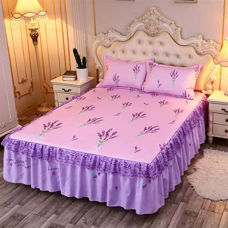Thicken Bed Skirt Home Textile Bedding 3pcs/set(1Bed Skirt + 2pcs Pillowcase) Bed Sheet King/Quee Bedspread Luxury Bedding F0552
Thicken Bed Skirt Home Textile Bedding 3pcs/set(1Bed Skirt + 2pcs Pillowcase) Bed Sheet King/Quee Bedspread Luxury Bedding F0552