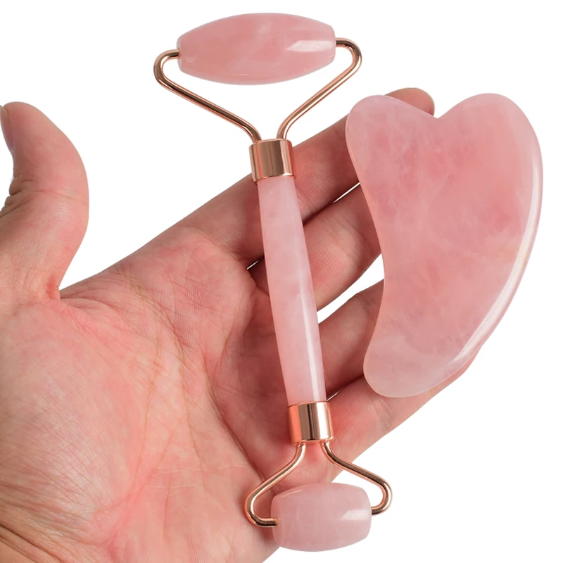 100% Jade Roller Face-lift Massage Tool Set Jade Rose Quartz Roller for Face All-Natural Jade Facial Massager Reduces Puffiness
100% Jade Roller Face-lift Massage Tool Set Jade Rose Quartz Roller for Face All-Natural Jade Facial Massager Reduces Puffiness