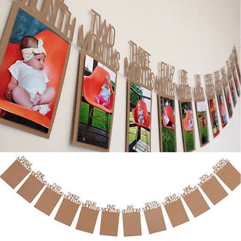 12PCS Baby Birthday Paper Photo Frame Wall Hanging Shower Bunting Banner Party
12PCS Baby Birthday Paper Photo Frame Wall Hanging Shower Bunting Banner Party