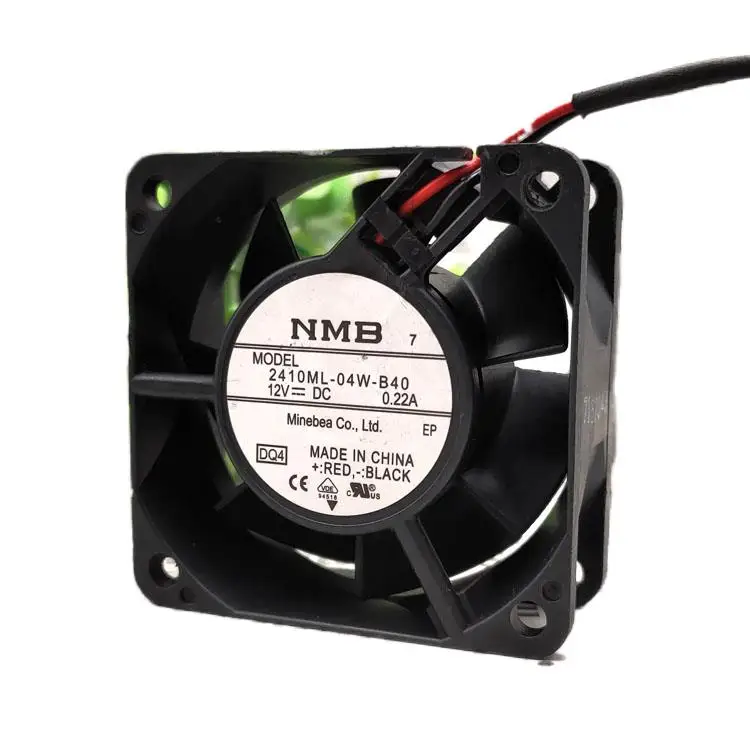 2410ML-04W-B40 6025 6 см 12В 0.22A Вентилятор охлаждения шасси с двумя шариками
2410ML-04W-B40 6025 6 см 12В 0.22A Вентилятор охлаждения шасси с двумя шариками