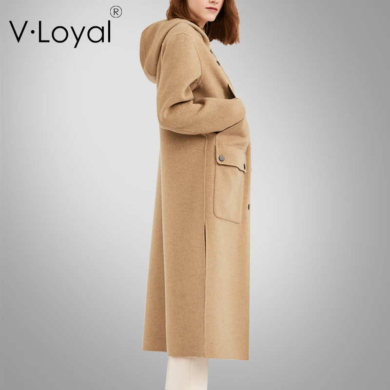 Fall and Winter New Fashion Two-sided Wool Overcoat Two-sided Two-color Pocket Clothes
Fall and Winter New Fashion Two-sided Wool Overcoat Two-sided Two-color Pocket Clothes