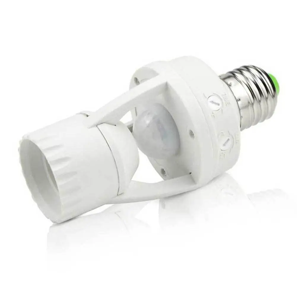PIR Induction LED Light Holder Infrared Motion Sensor Douille E27 Lamp Socket Light Smart Switch Base LED Lamp Holder Adapter
PIR Induction LED Light Holder Infrared Motion Sensor Douille E27 Lamp Socket Light Smart Switch Base LED Lamp Holder Adapter