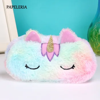 Unicorn Plush Pencil Case Cute Color Zipper Pen Bag Large Capacity Pencilcase Kids Gift Stationery Pouch School Supplies
Unicorn Plush Pencil Case Cute Color Zipper Pen Bag Large Capacity Pencilcase Kids Gift Stationery Pouch School Supplies