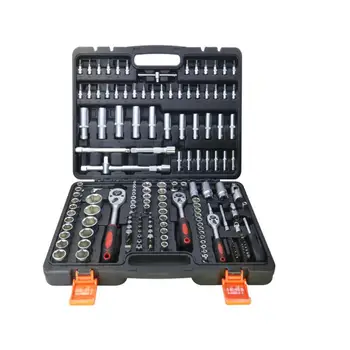 172PC Tool Set Socket Wrench Set Hand Tools for Car Repair Set of Tool Instruments Sockets Set Ratchet Wrenches Spanners
172PC Tool Set Socket Wrench Set Hand Tools for Car Repair Set of Tool Instruments Sockets Set Ratchet Wrenches Spanners