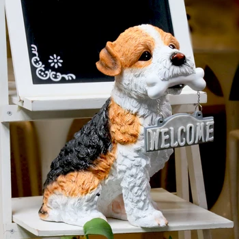 Garden Dog Holding A Bone Welcome Font Sign Resin Ornament Craft Decor Home Courtyard Creative Simulation Animal Sculpture
Garden Dog Holding A Bone Welcome Font Sign Resin Ornament Craft Decor Home Courtyard Creative Simulation Animal Sculpture