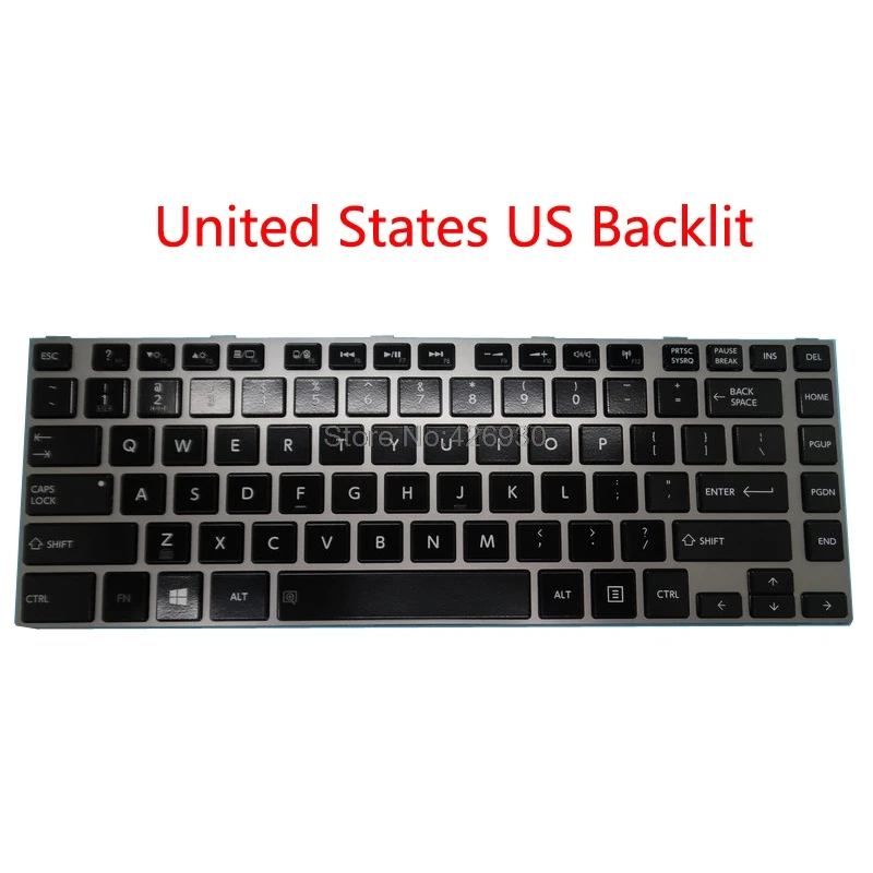 Клавиатура для ноутбука Toshiba Satellite P840 P845 V130670BS3 V13066ABS3US английская с подсветкой