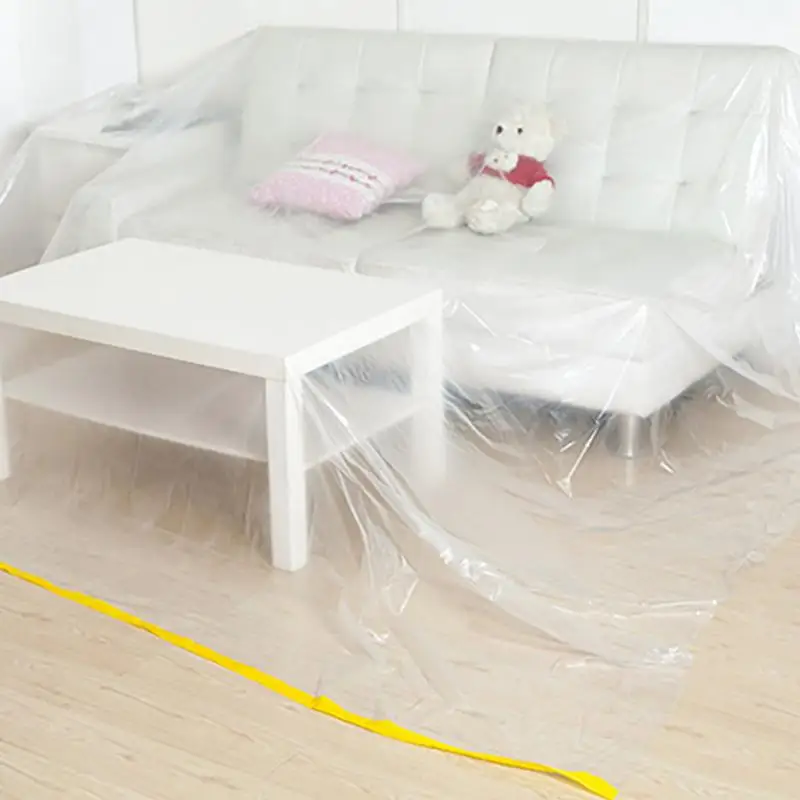 2.75 x 3.65m LDPE Couch Cover Durable Waterproof Furniture Protector Dust Cover for Bed Sofa Furniture When Moving or Storage
2.75 x 3.65m LDPE Couch Cover Durable Waterproof Furniture Protector Dust Cover for Bed Sofa Furniture When Moving or Storage