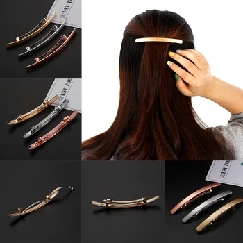 Women Fashion Pro Salon Styling Tools Hair grip Hair Clip Simple Metal Golden Long Hairpin 
Women Fashion Pro Salon Styling Tools Hair grip Hair Clip Simple Metal Golden Long Hairpin