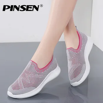 PINSEN Fashion Summer Sneakers Women Shoes Breathable Mesh Casual Shoes Woman Slip-on Lightweight Ladies Shoes chaussures femme
PINSEN Fashion Summer Sneakers Women Shoes Breathable Mesh Casual Shoes Woman Slip-on Lightweight Ladies Shoes chaussures femme