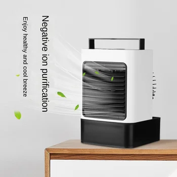 Air Cooler Second Generation Negative Ion Humidifier Fan Charging Mini Small Air Conditioner Home Bedroom Office Desk Small
Air Cooler Second Generation Negative Ion Humidifier Fan Charging Mini Small Air Conditioner Home Bedroom Office Desk Small